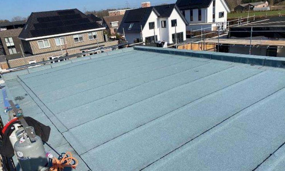 Nieuwe laag bitumen in Bleiswijk